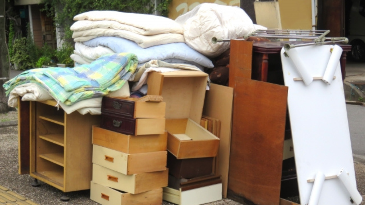 廃品の回収について解説した記事に使用した廃品の画像